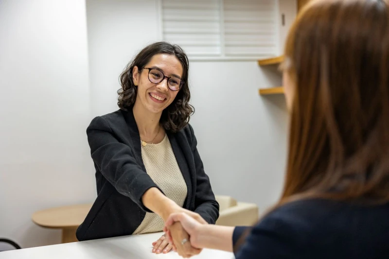 Candidate accepting a role after a successful interview